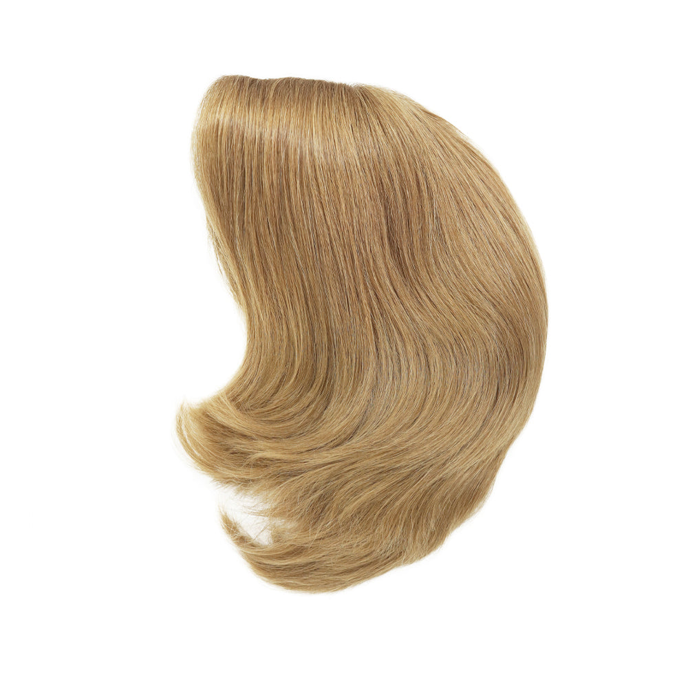 Platinum Blonde Sheitel with French Lace and Silk Top