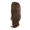 Fine Mono Dark Brown Medical Wig
