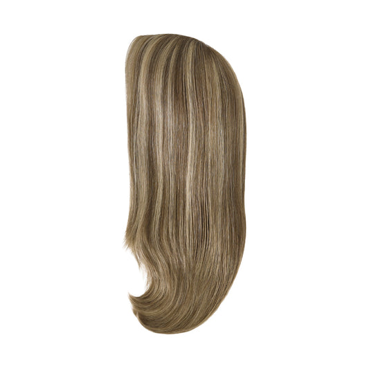 Brown with Light Blonde and Dark Brown Highlights Welded Lace Medical Wig: