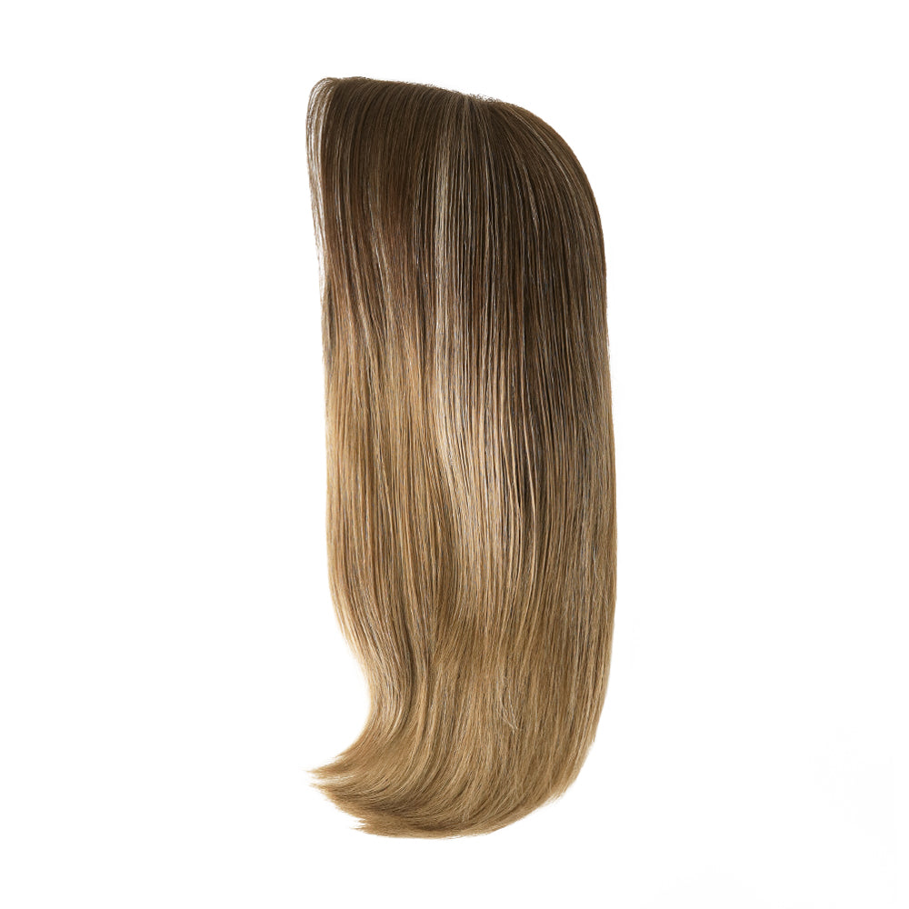 Brown with Light Bottom Highlights Welded Lace Medical Wig