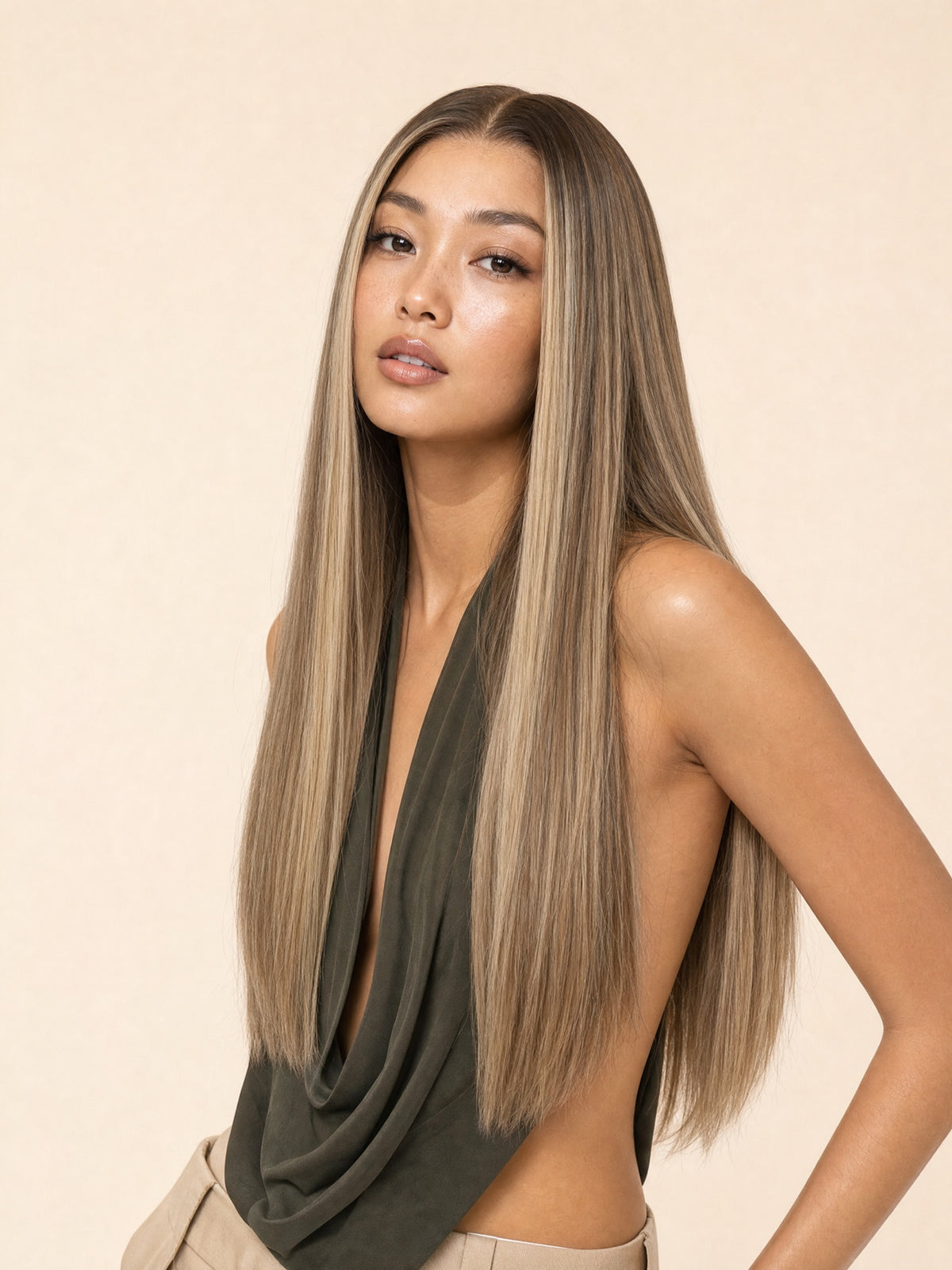 Money glueless wig