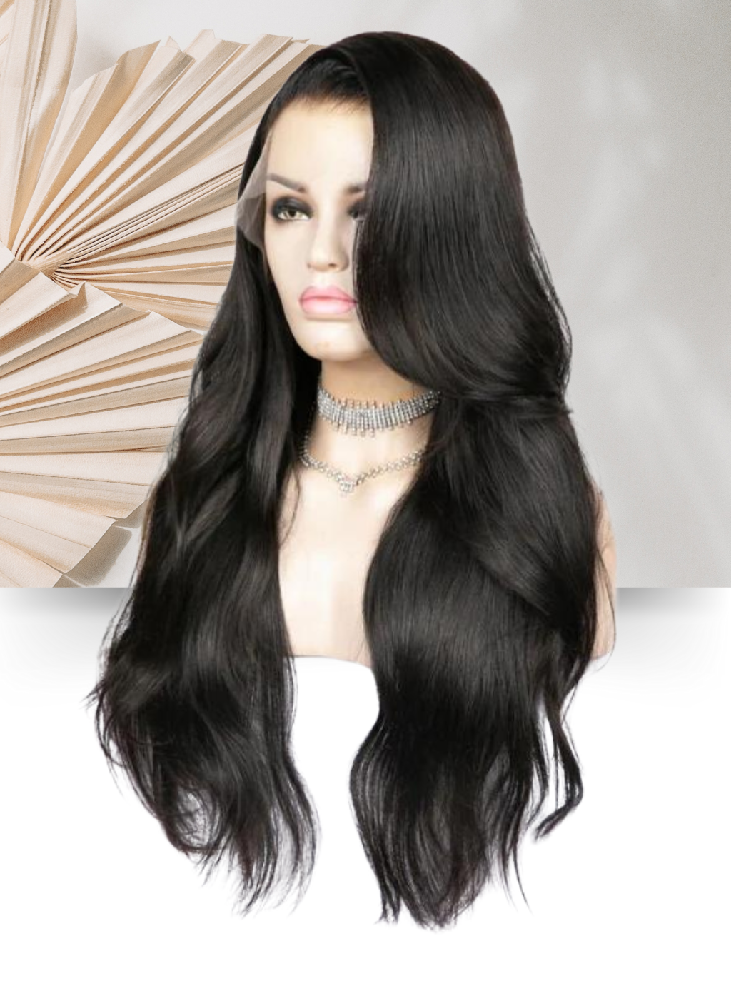 13x6 HD Lace Front Wig - Natural Black