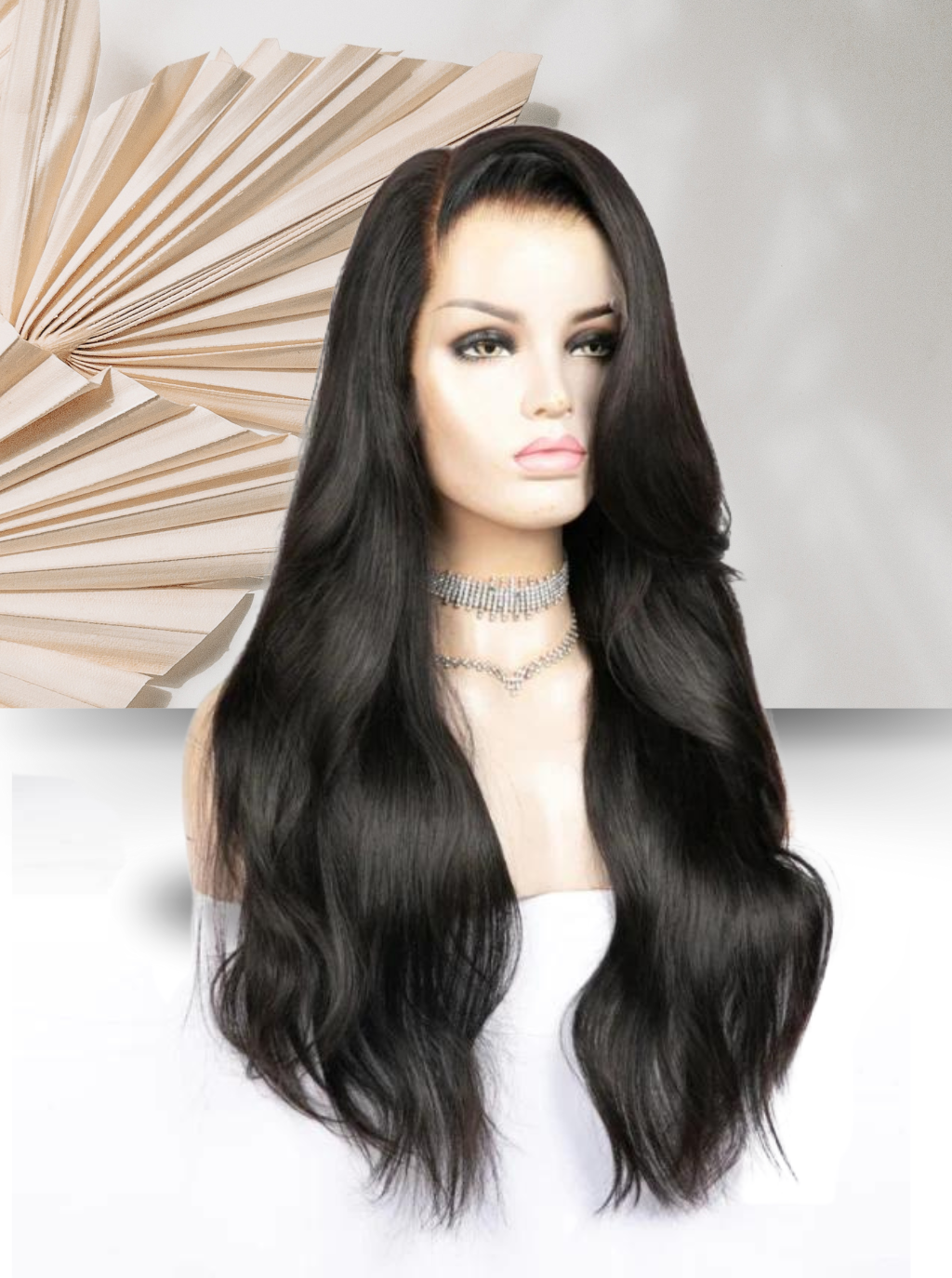 13x6 HD Lace Front Wig - Natural Black