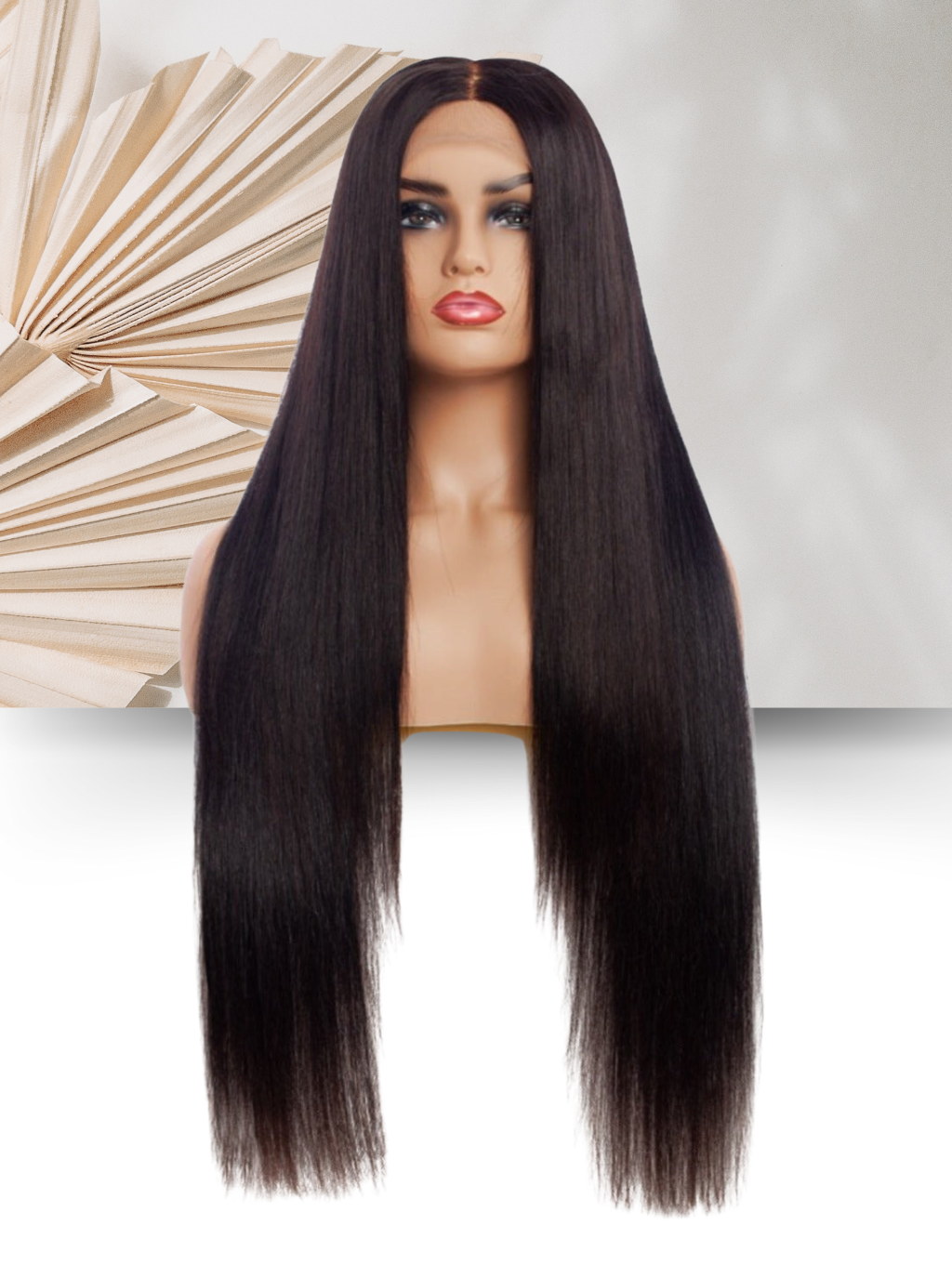 13x6 HD Lace Front Wig - Natural Black