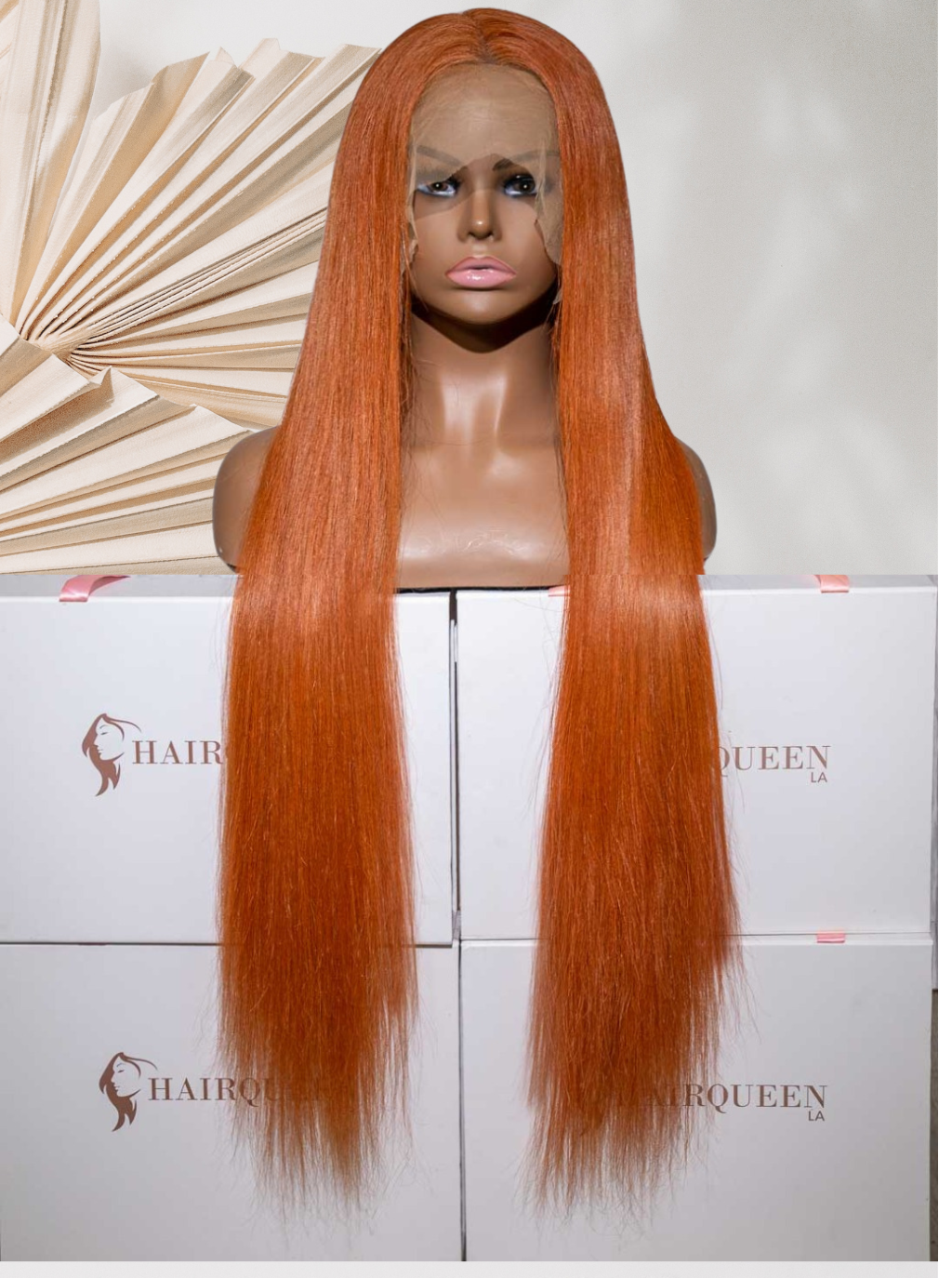 Copper Lace Wig