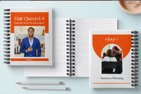 Masterclass workbook set with two spiral notebooks and orange cover labels