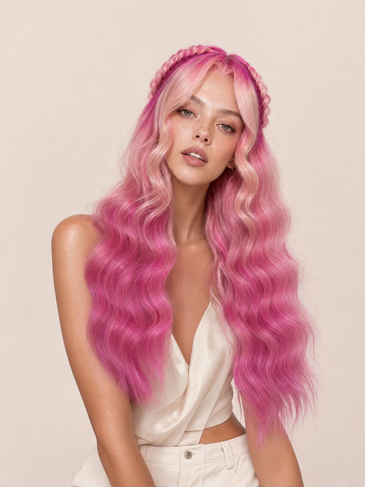 Simply Pink Lace Wig