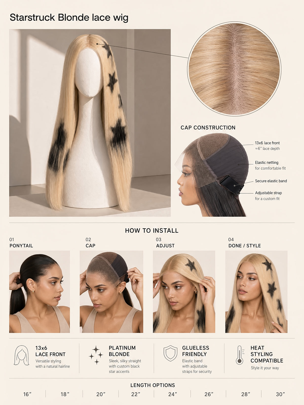 Starstruck Blonde Lace Wig