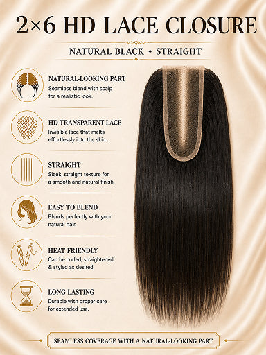 2x6 HD Lace Closure
