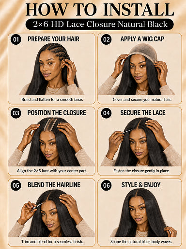 2x6 HD Lace Closure