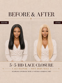 5×5 HD Lace Closure 613 Blonde
