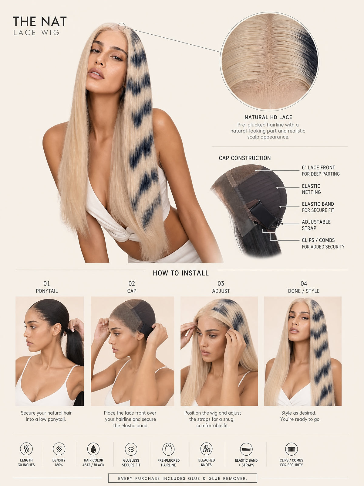 The Nat Lace Wig
