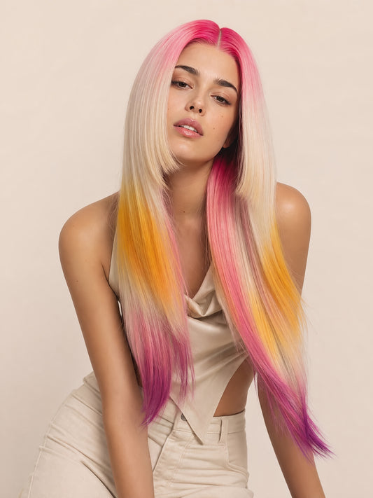 The Sunset Drip Wig