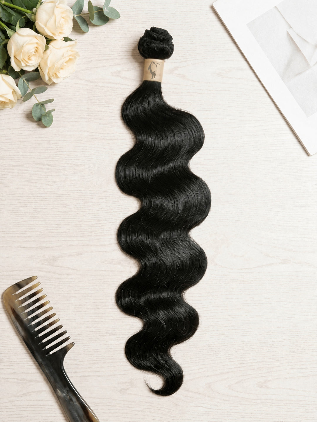 Affordable bundle, body wave texture, natural black