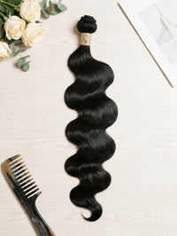 Affordable bundle, body wave texture, natural black