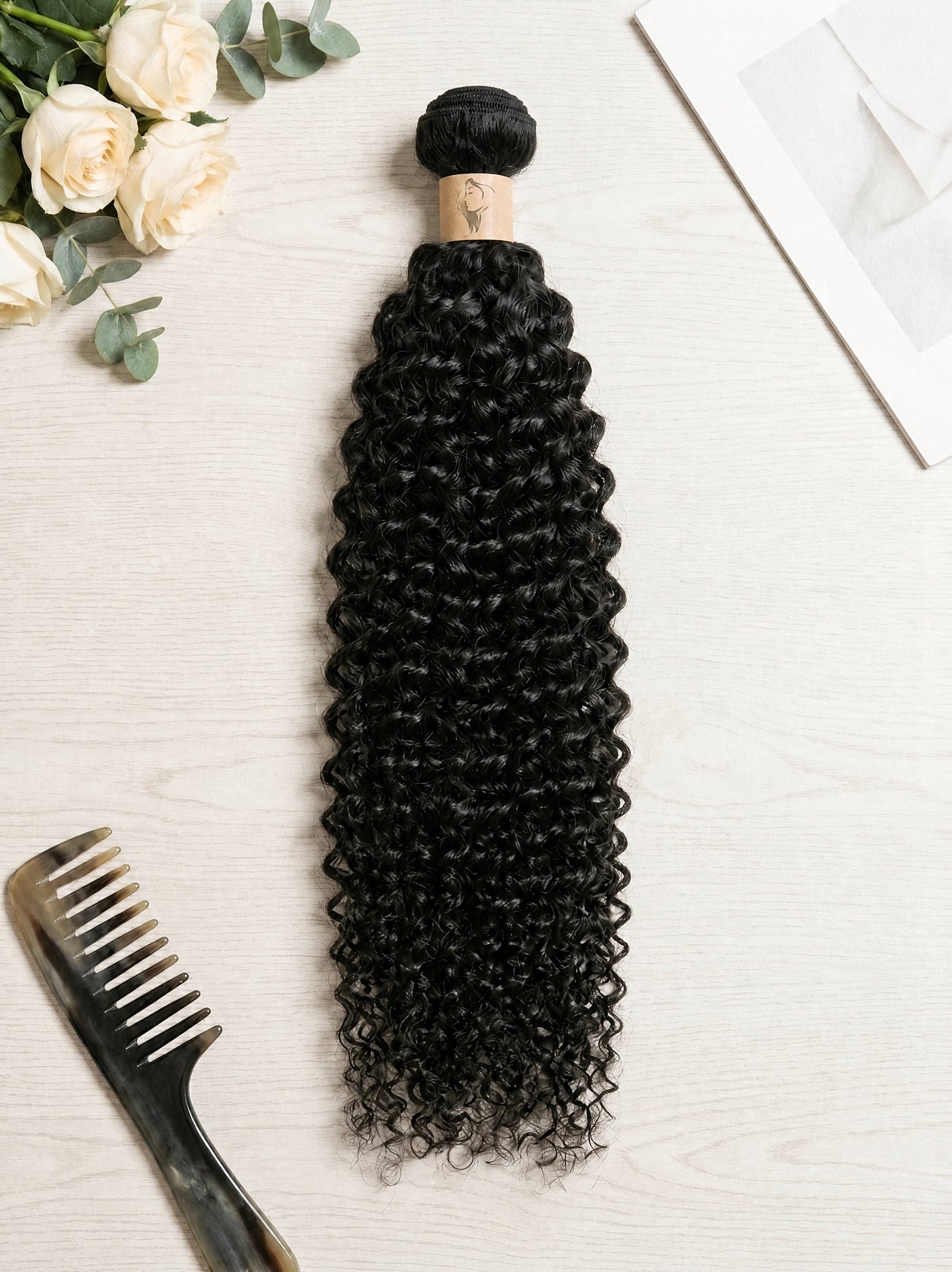 Affordable bundle, curly texture, natural black
