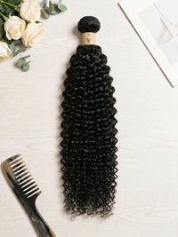 Affordable bundle, curly texture, natural black