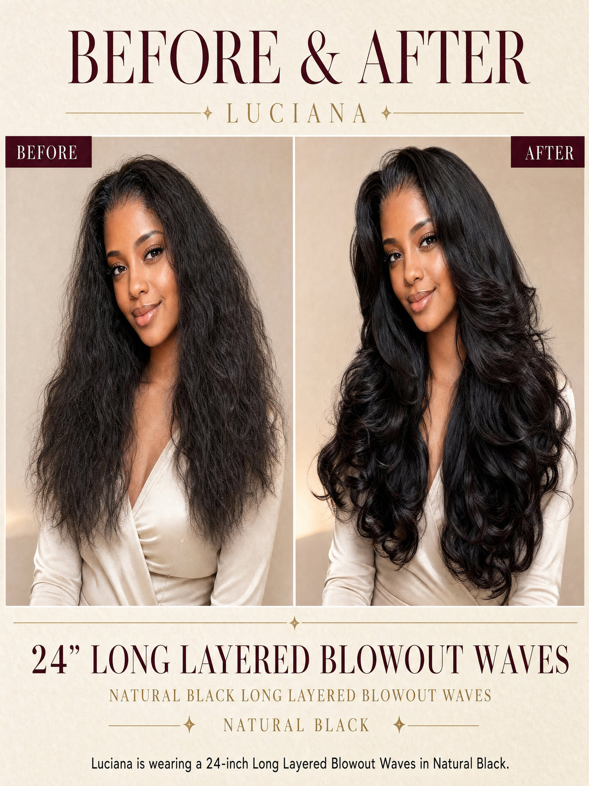 Luciana lace wig