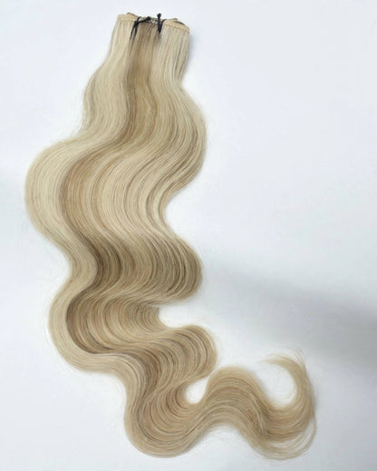 Body wavy machine weft