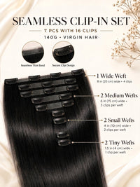 Straight Clip-In Extensions