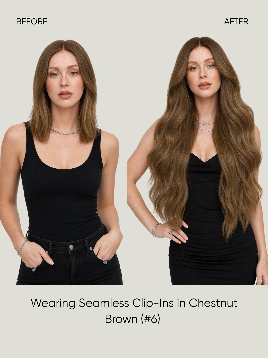 Straight Clip-In Extensions
