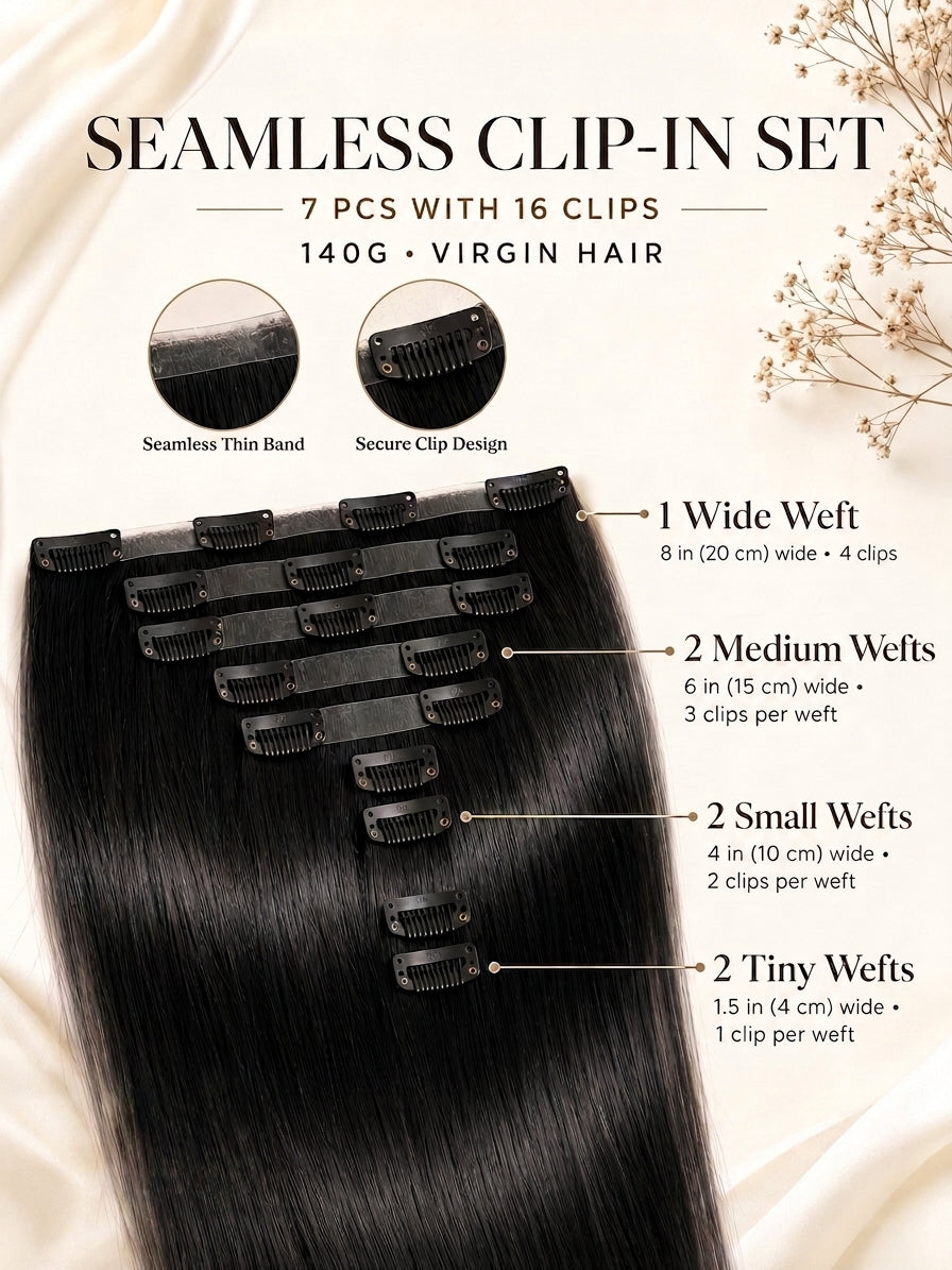 Body Wave Clip-In Extensions