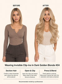 Invisible Clip-In Extensions
