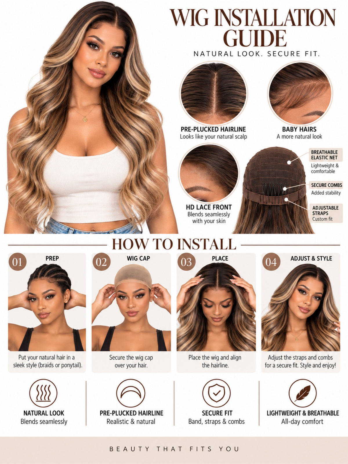 Lia Lace Wig