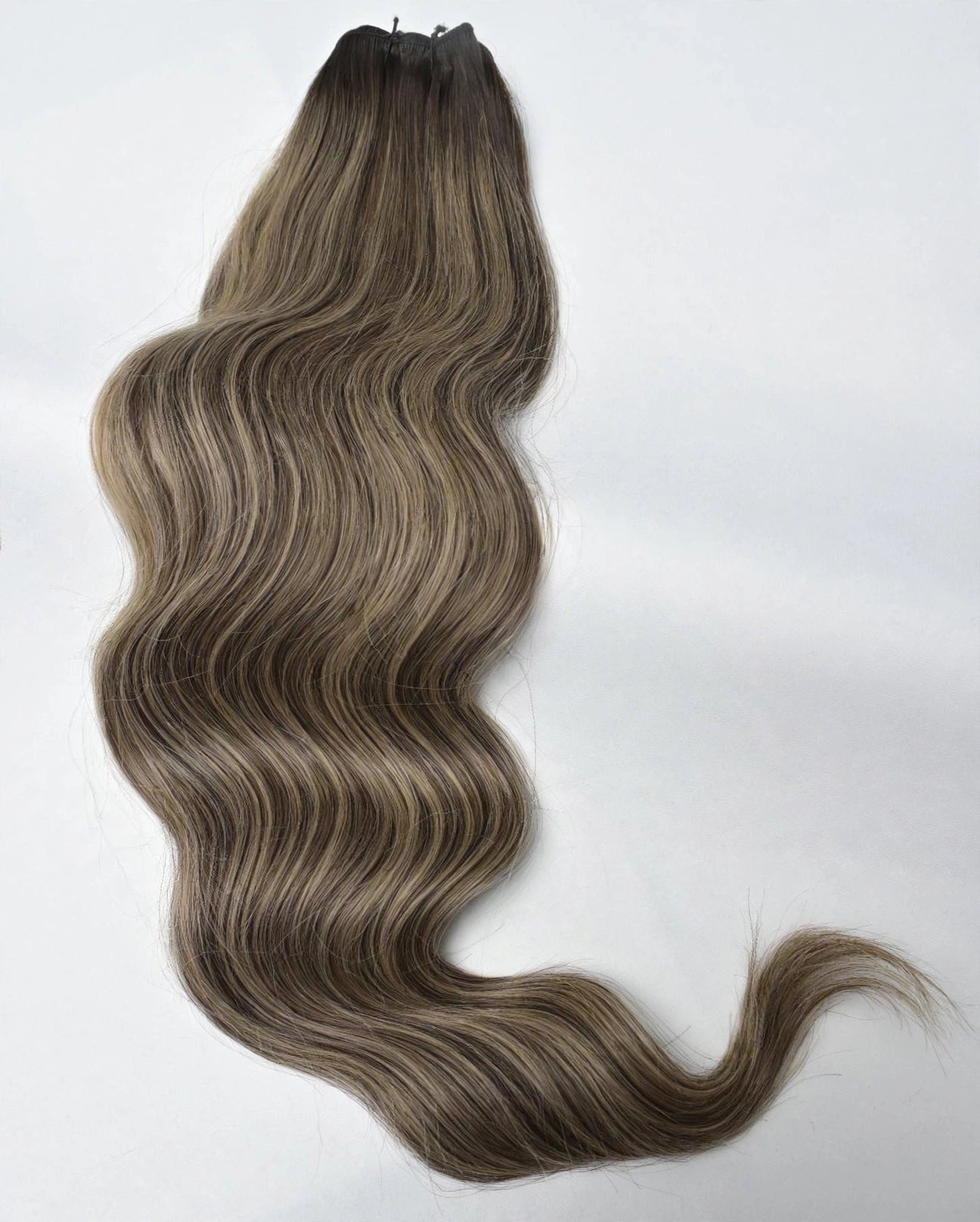 Body wavy machine weft