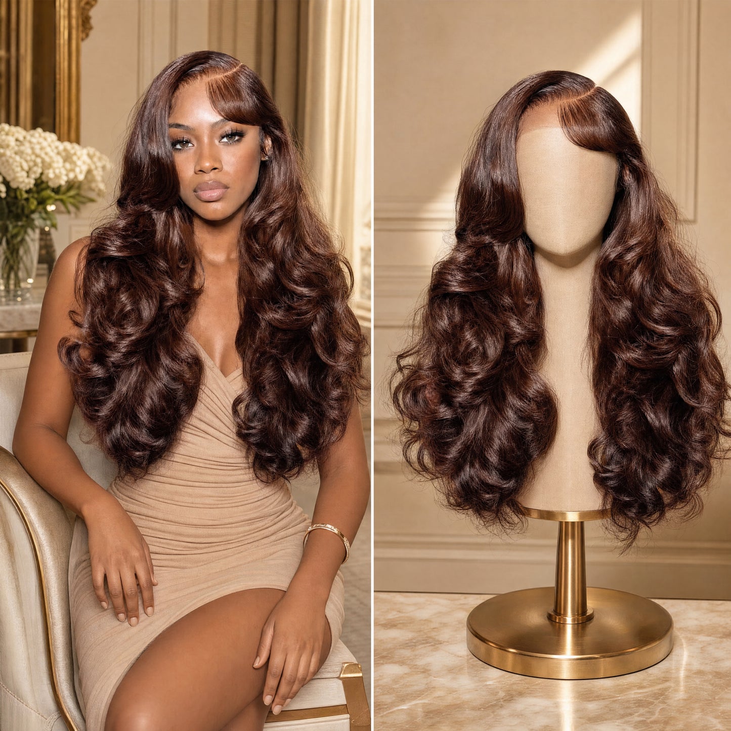 Amelia lace wig