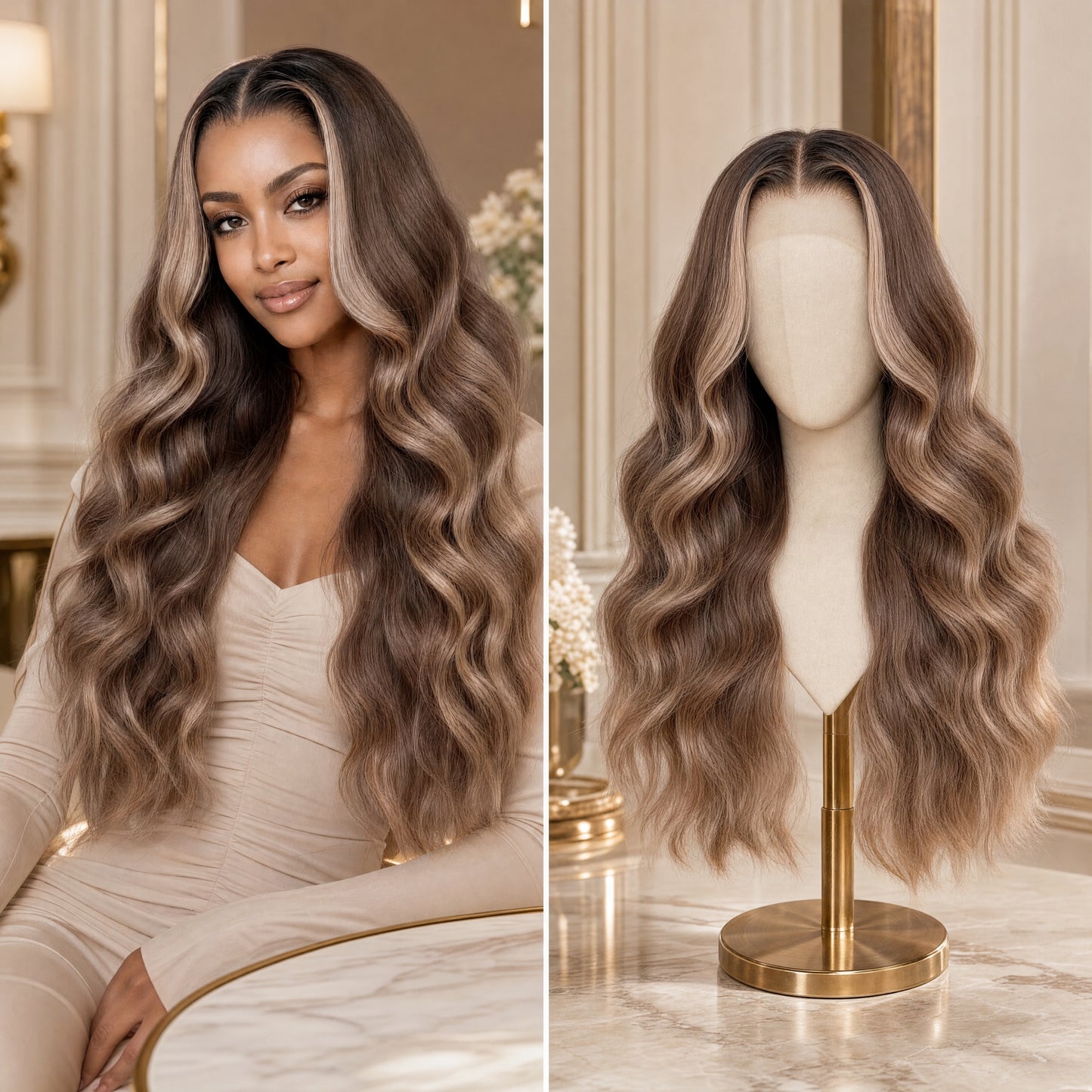 Serena lace wig