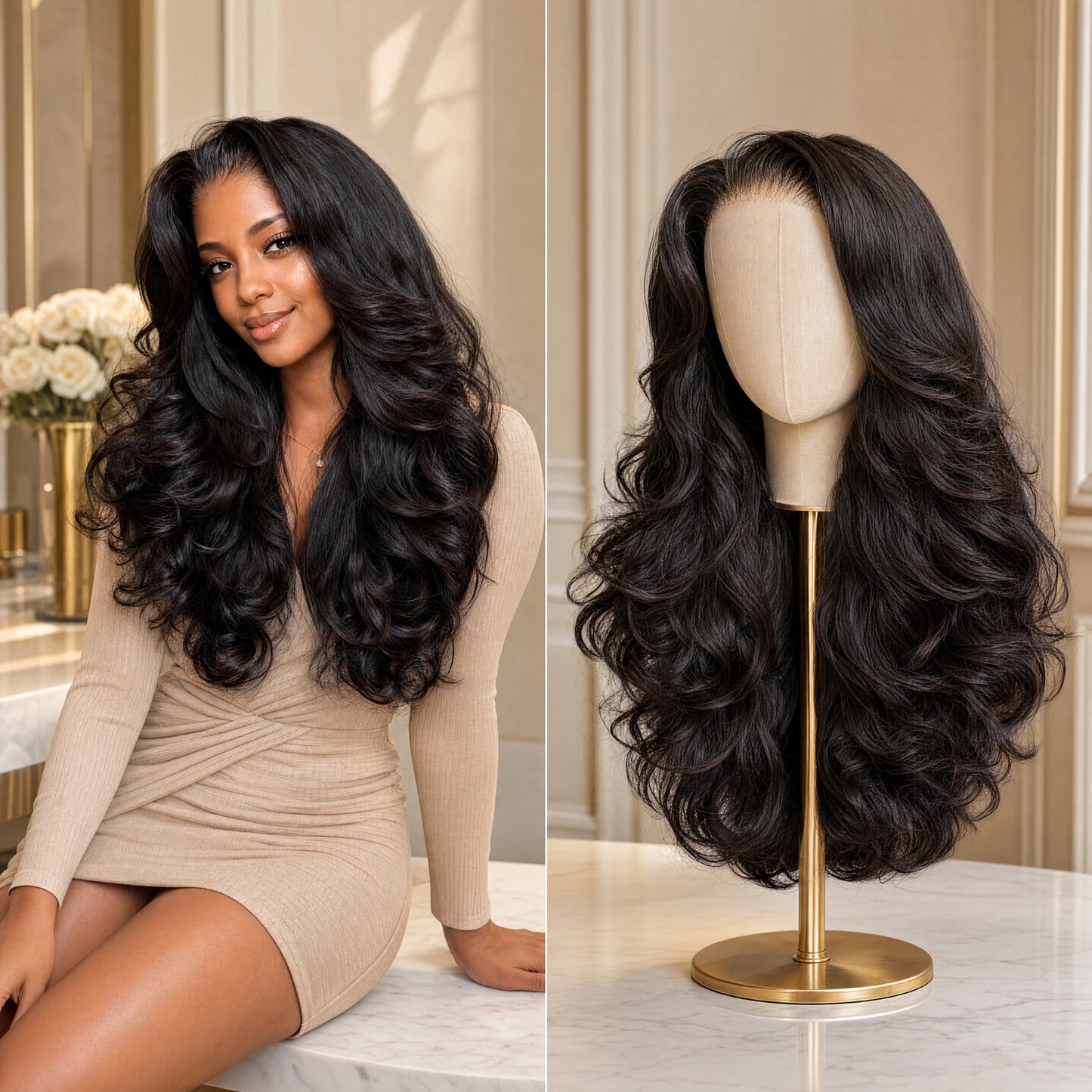 Luciana lace wig