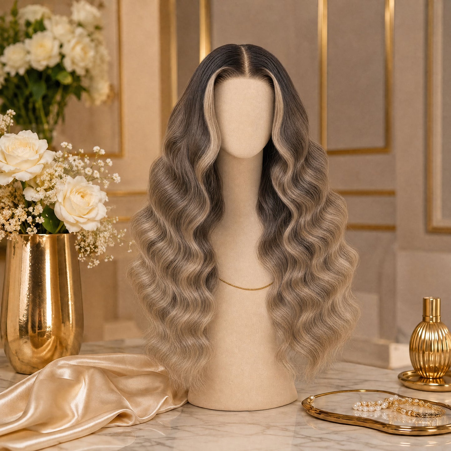 Polama lace wig