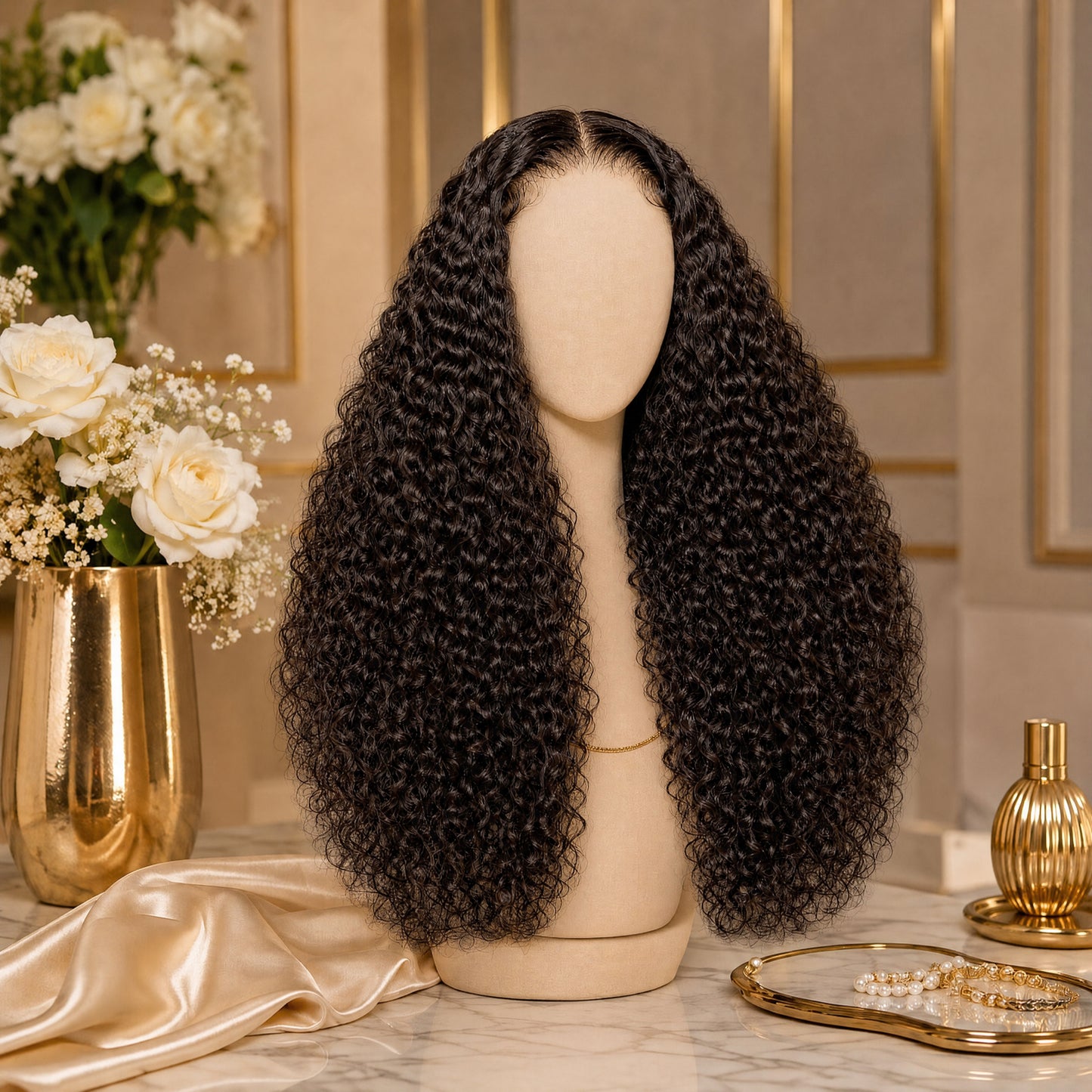 Sofia Deep curly lace wig