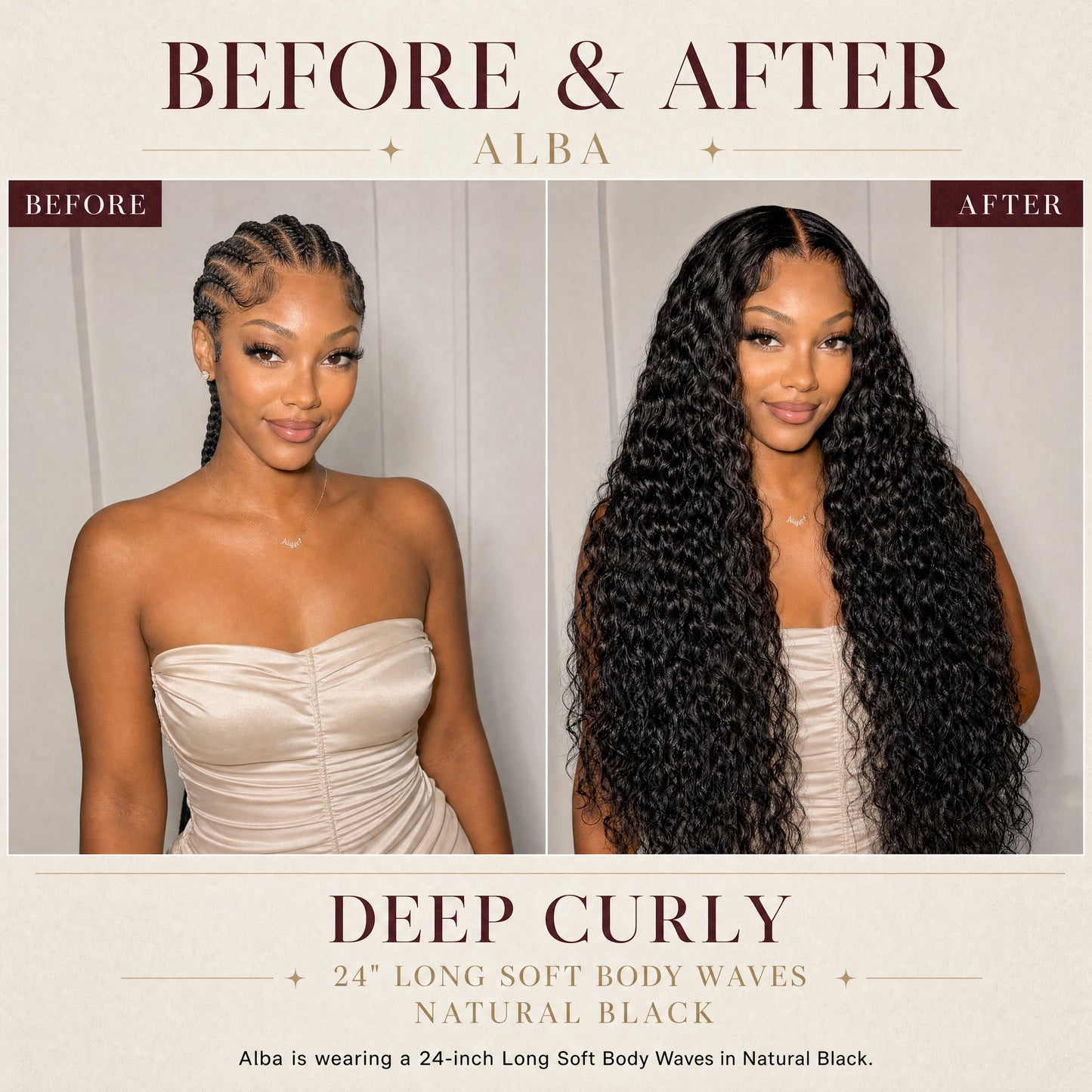 Alba lace wig