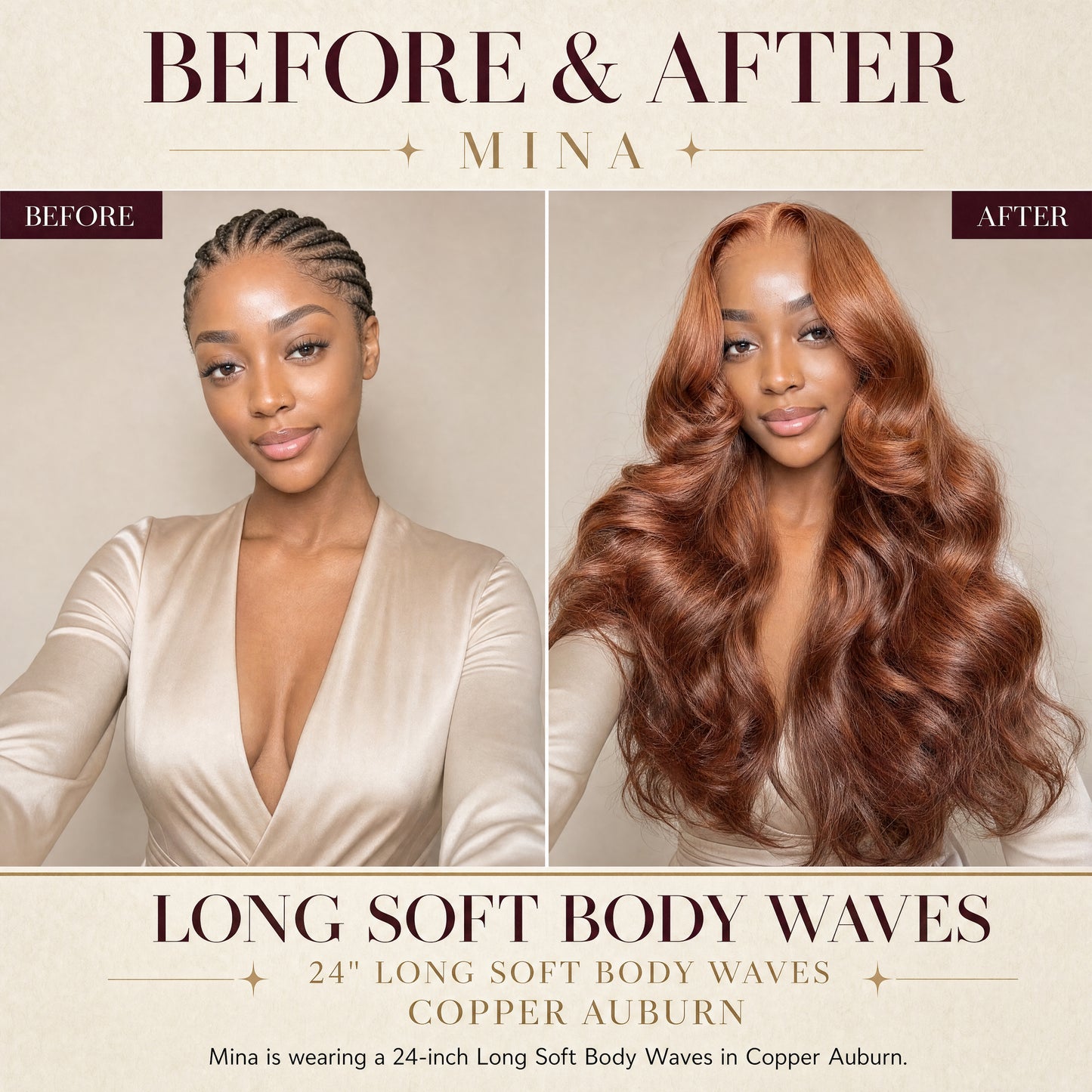 Mina lace wig