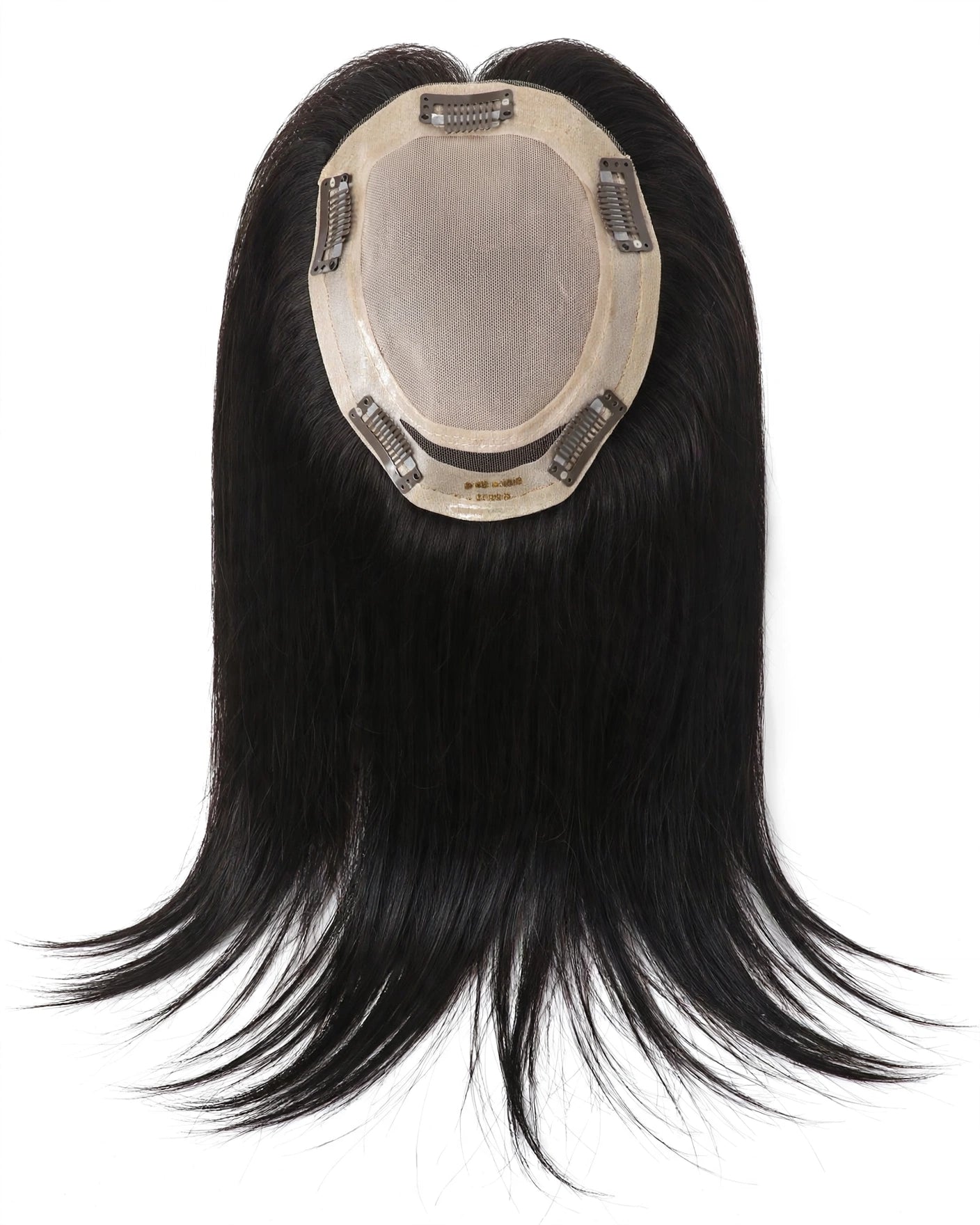 TP34 5.5"×6" New Injection Silk Top 15" 100% Density Natural Straight Chinese Cuticle Remy Hair Topper