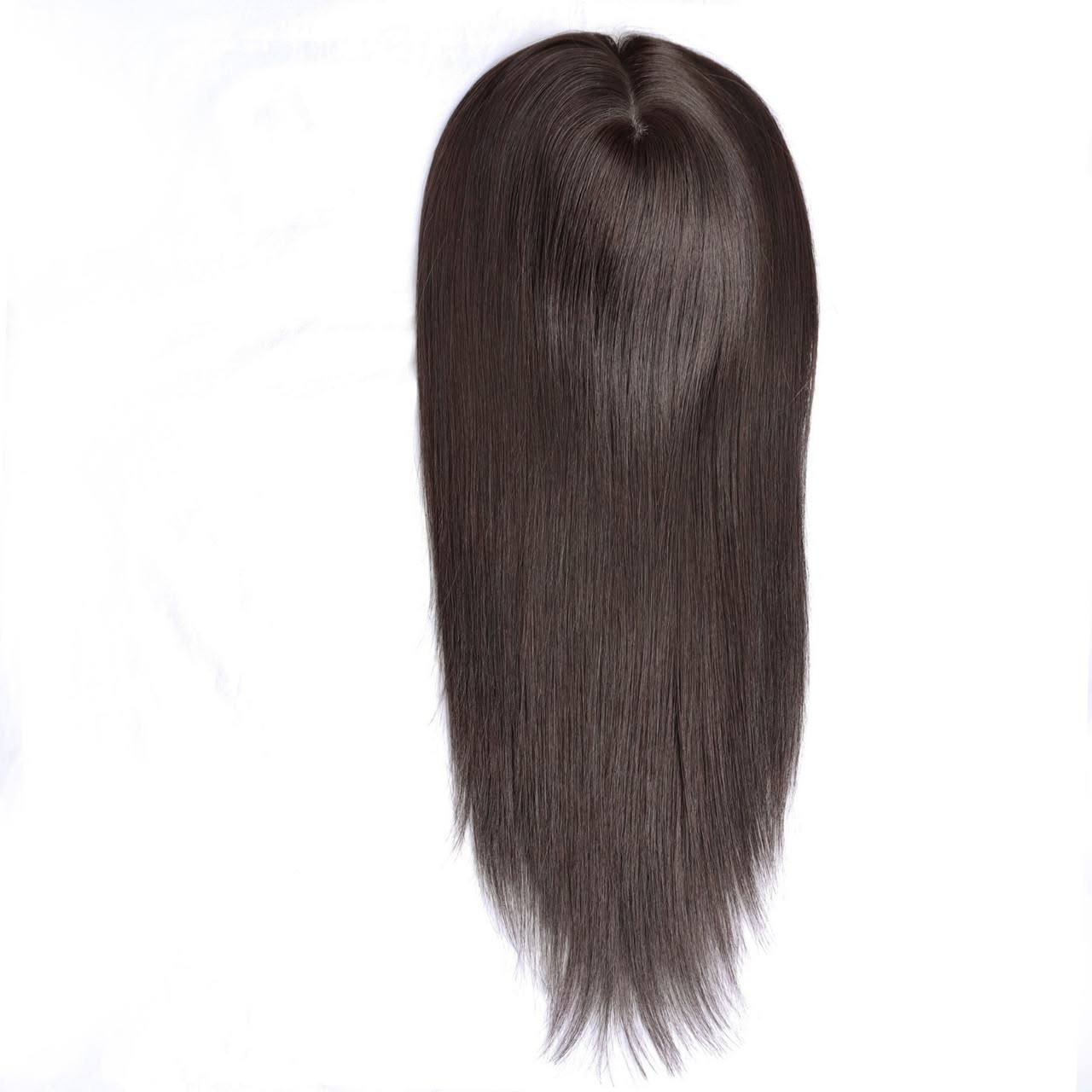 6x7", 8x8" Silk base hair Topper
