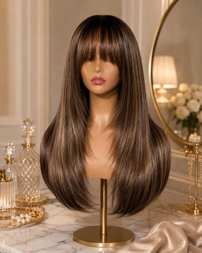 Amara synthetic lace wig