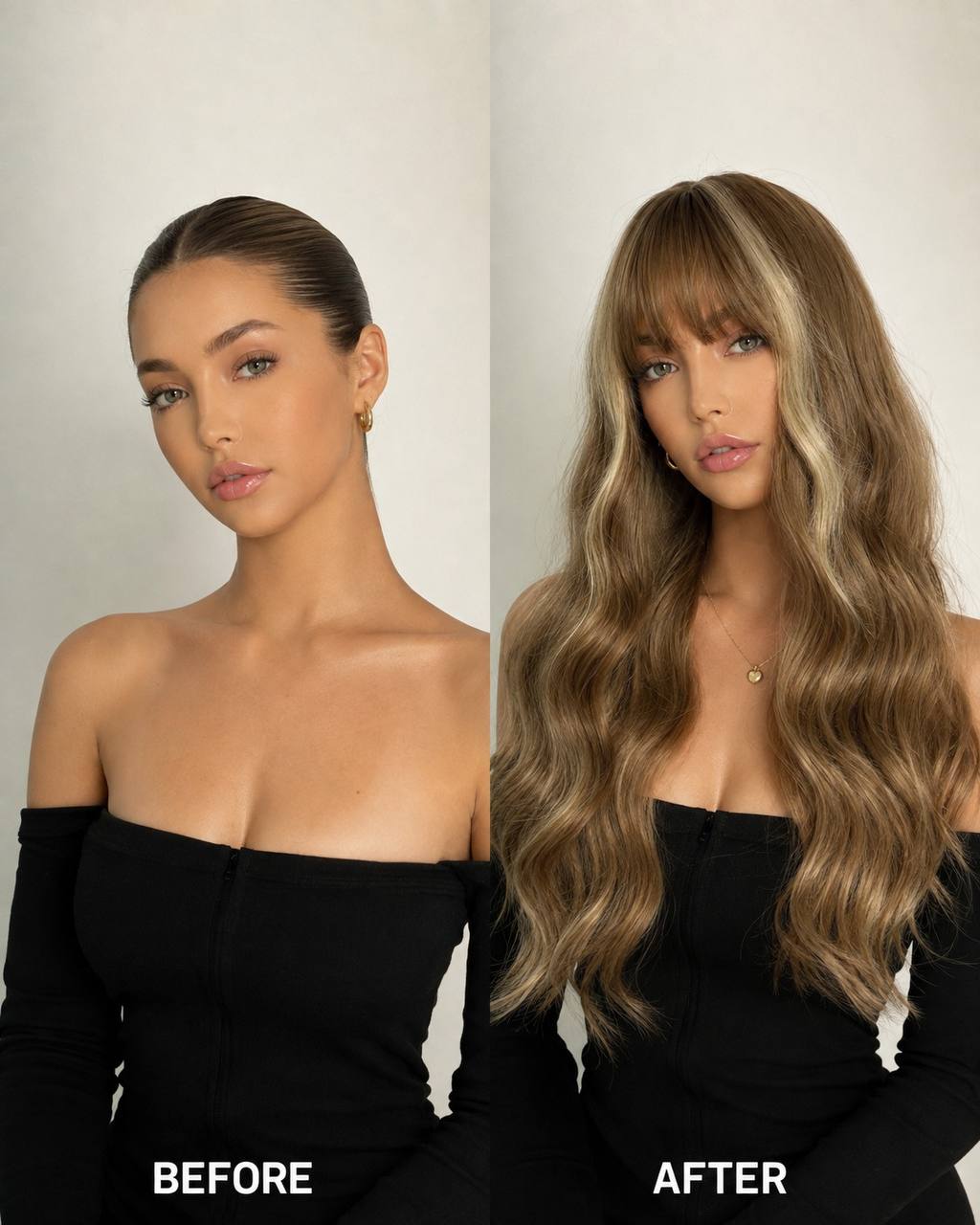 Vanille synthetic lace wig