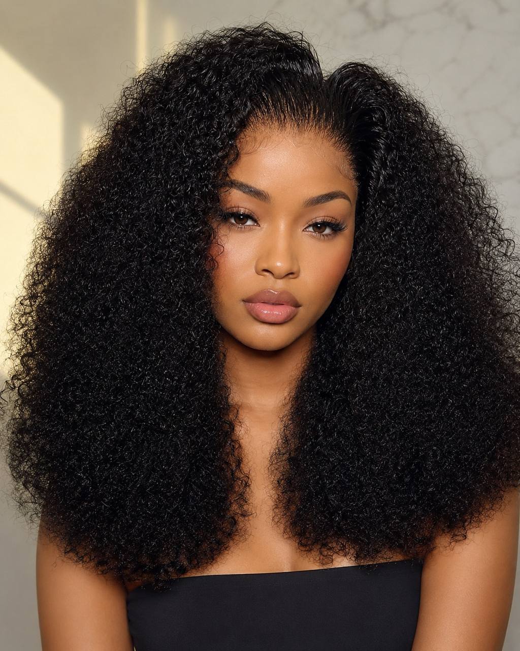 Amara crown curly lace wig