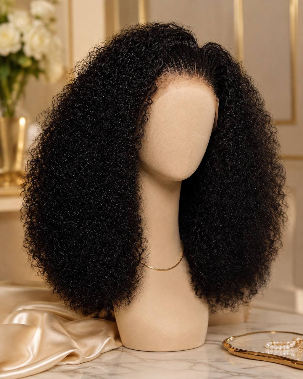 Amara crown curly lace wig