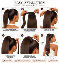 Wrap Around Ponytail
