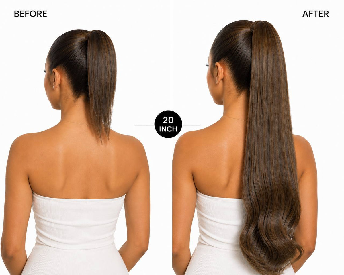 Wrap Around Ponytail