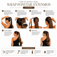 Wrap Around Ponytail