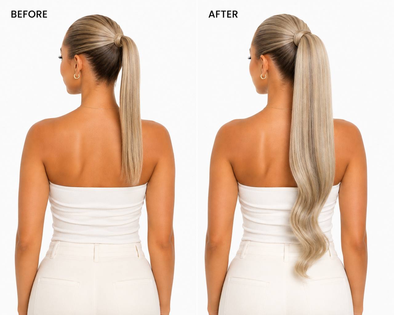 Wrap Around Ponytail