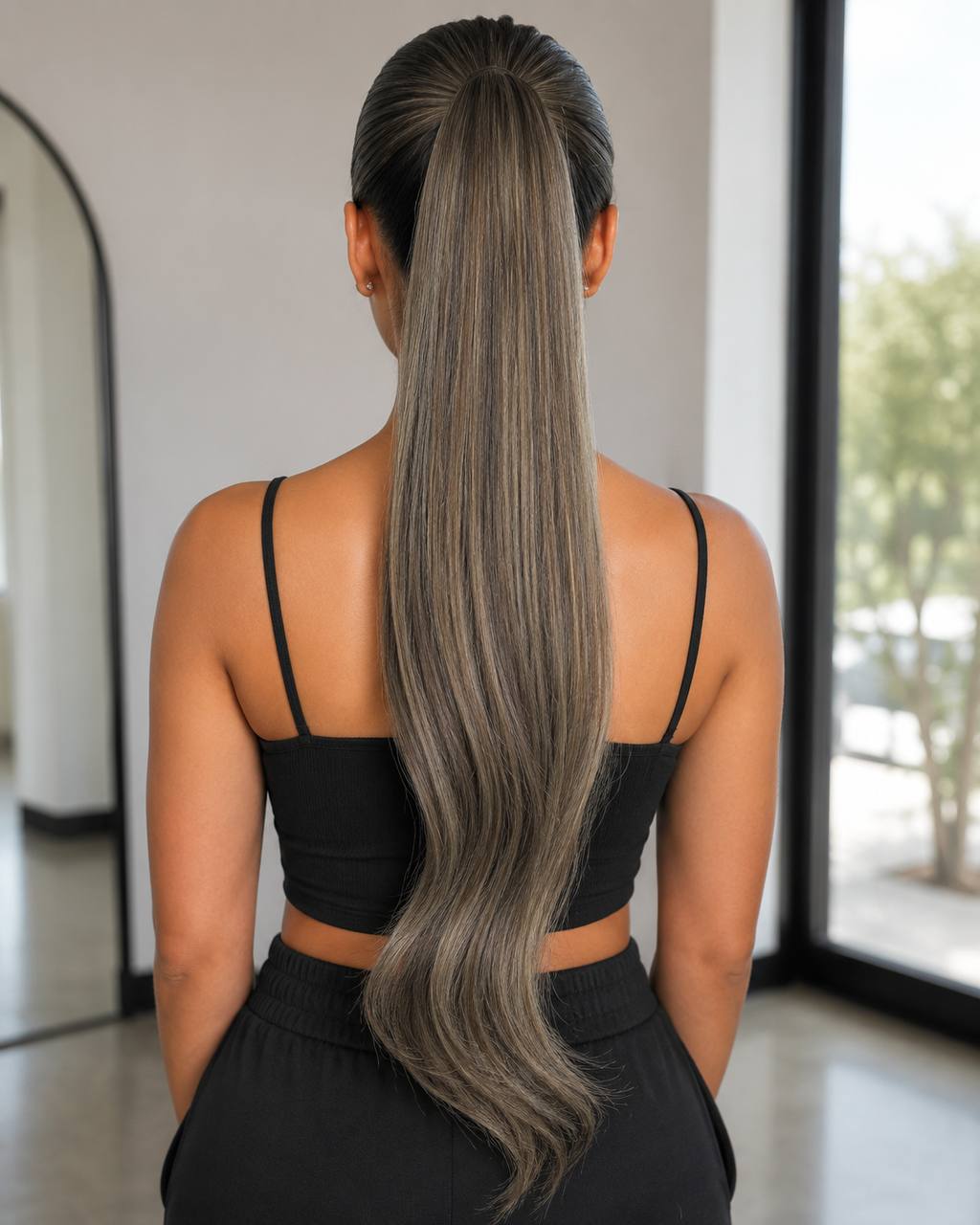 Wrap Around Ponytail