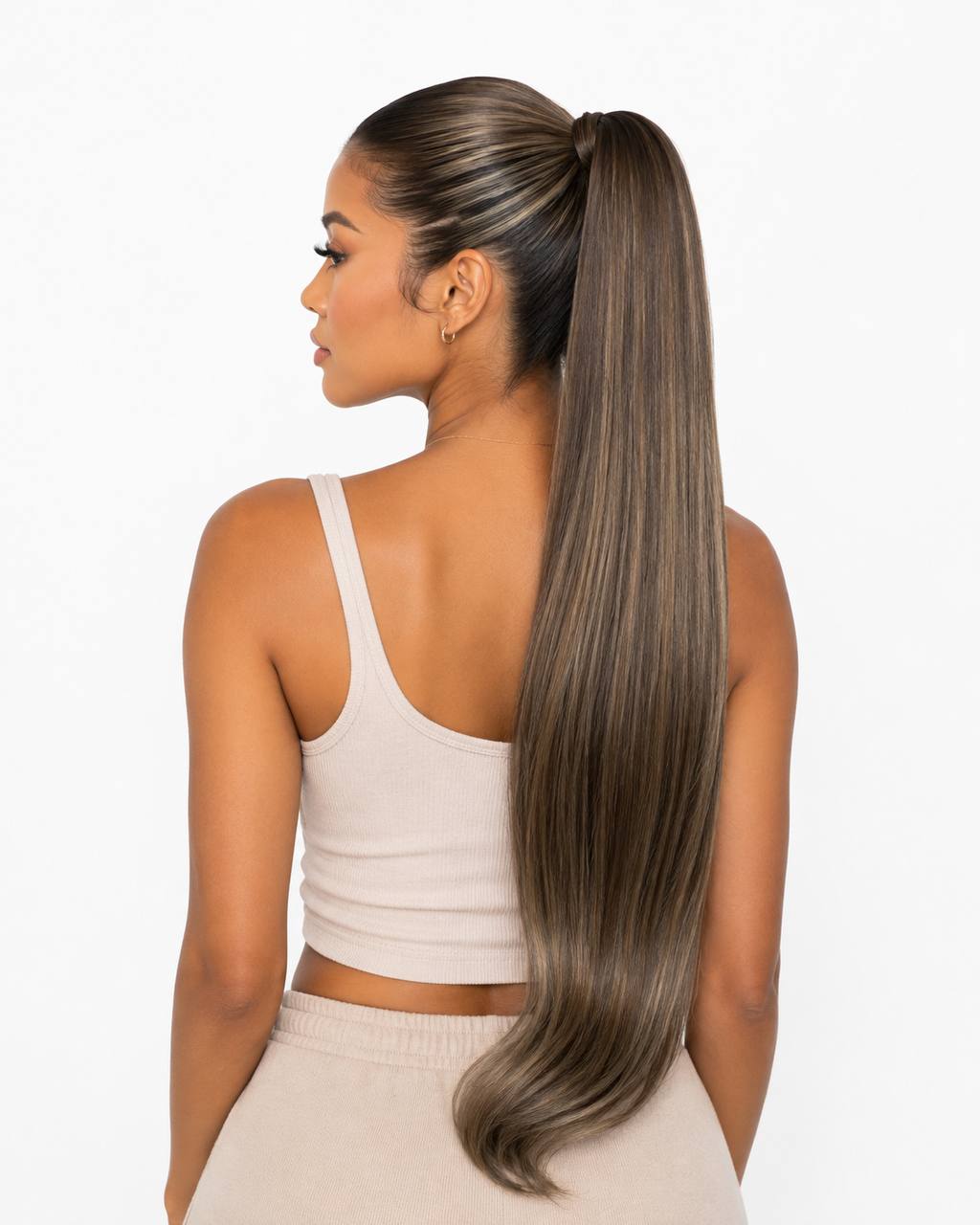 Wrap Around Ponytail