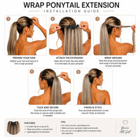 Wrap Around Ponytail
