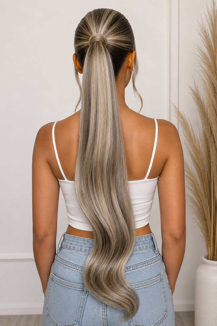 Wrap Around Ponytail